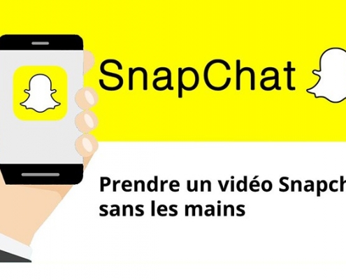 video sans les mains sur Snapchat